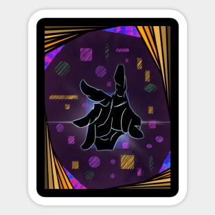 Interdimensional Grasp (Back) Sticker